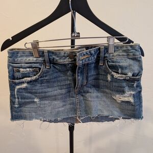 Abercrombie & Fitch Blue Denim Skirt